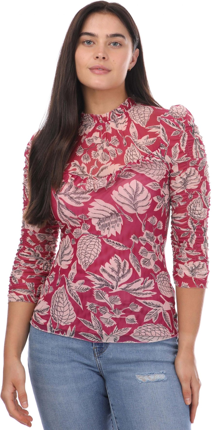 Ted Baker - "Izabelo" Oberteil Rüschen für Damen (Pink)