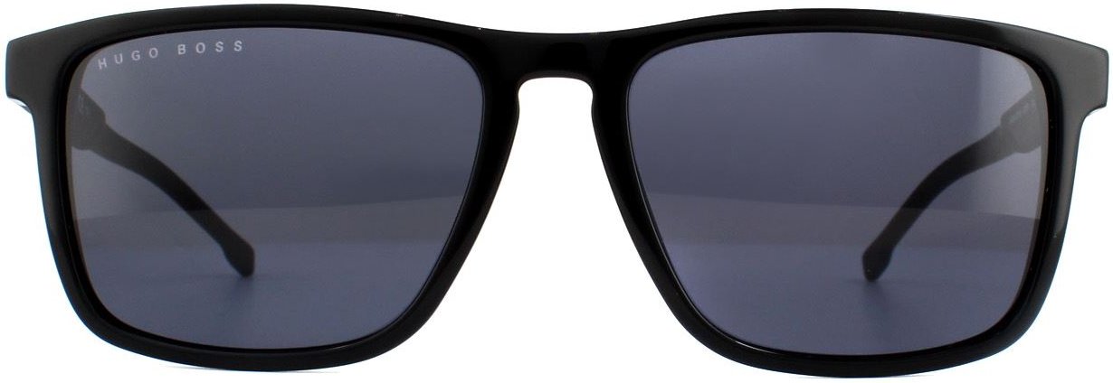 Hugo Boss Sonnenbrille 0921/S 807 IR Schwarz Grau Blau