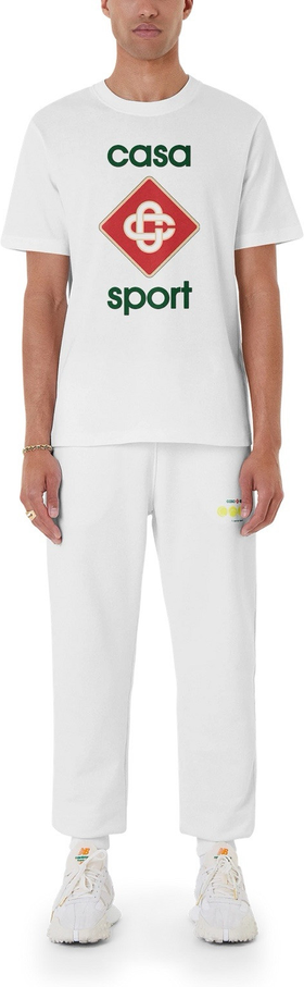 Casablanca Casa Sport Design Weißes T-Shirt