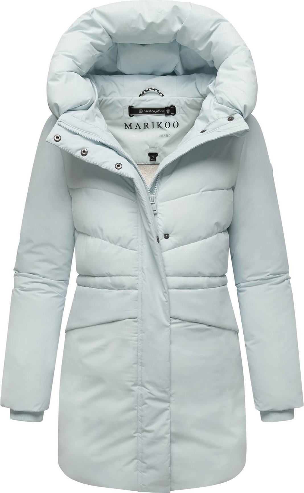 Marikoo Damen Winterjacke Delilah mit Fleecefutter & Taillenregulierung