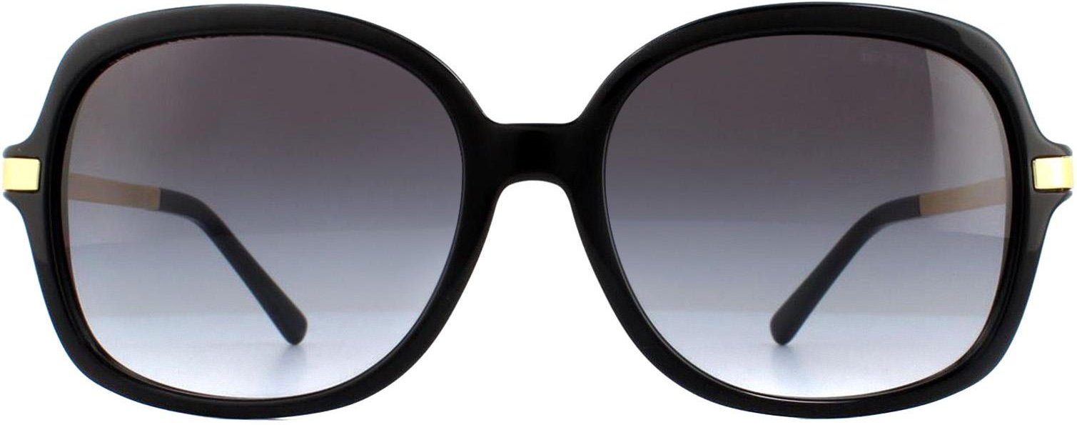 Michael Kors Square Womens Black Gold Grey Grey Gradient Lunettes de soleil