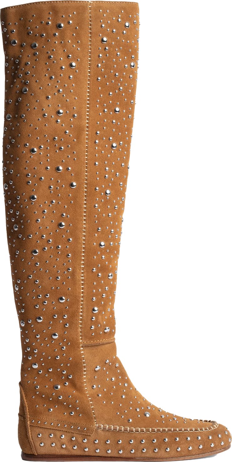 SWCT00791 Kniehohe Wildlederstiefel für Damen