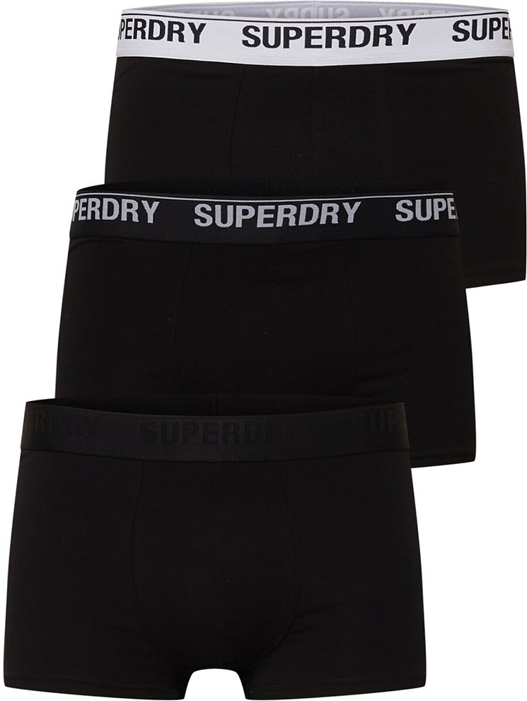 Boxershorts Superdry Homme Pack x3 Unlimited-Logo