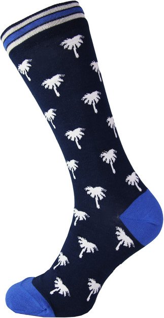 Ted Baker London Mini Palm Tree Printed Blue Mens Socken mxsbistortxh9m