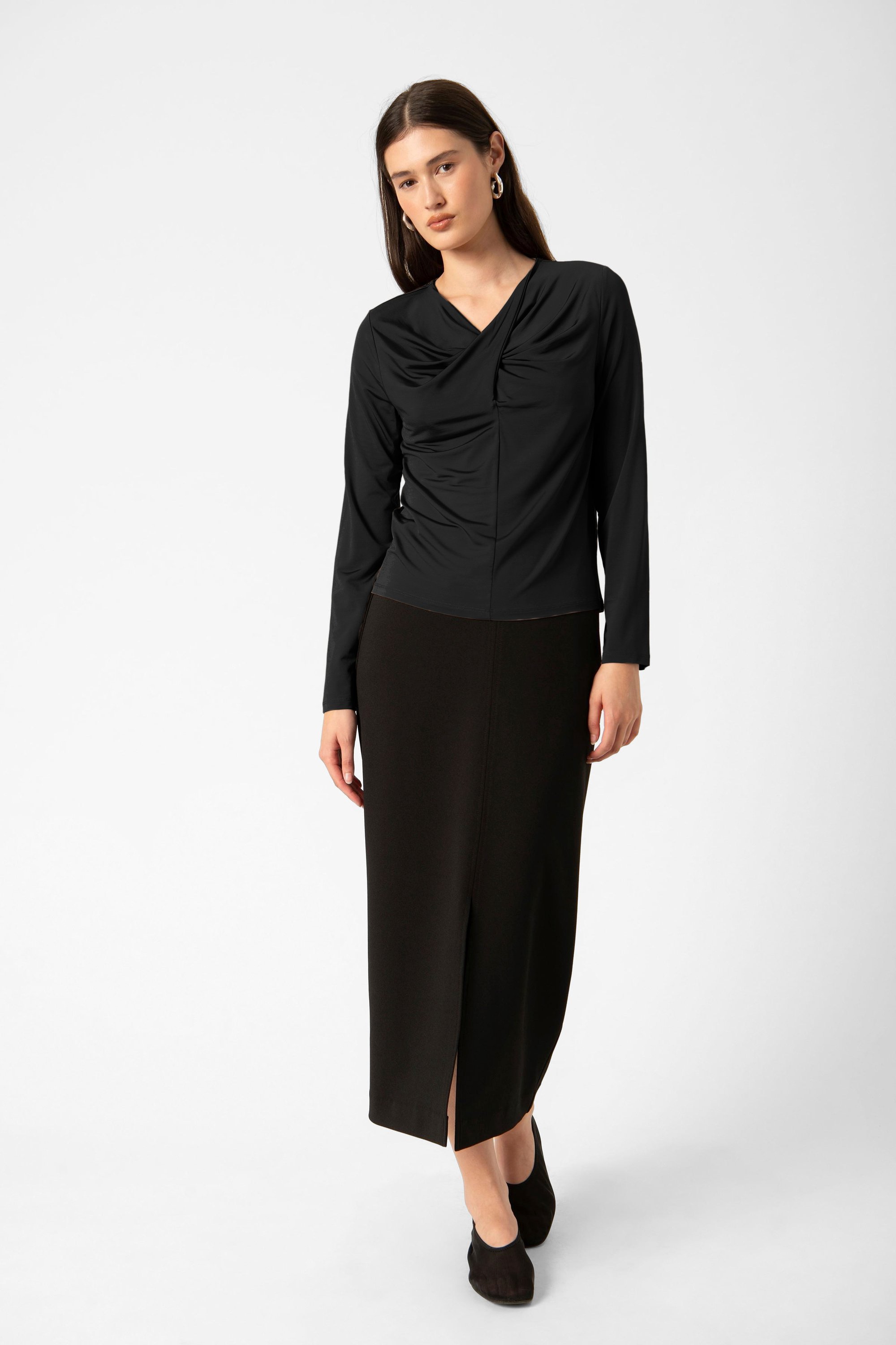 Langarm-Shirt SLClara Slim fit black