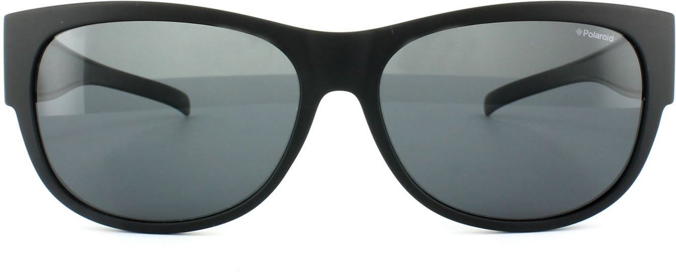 Polaroid Suncovers Oval Unisex Matte Schwarz Grau Polarisierte Sonnenbrille
