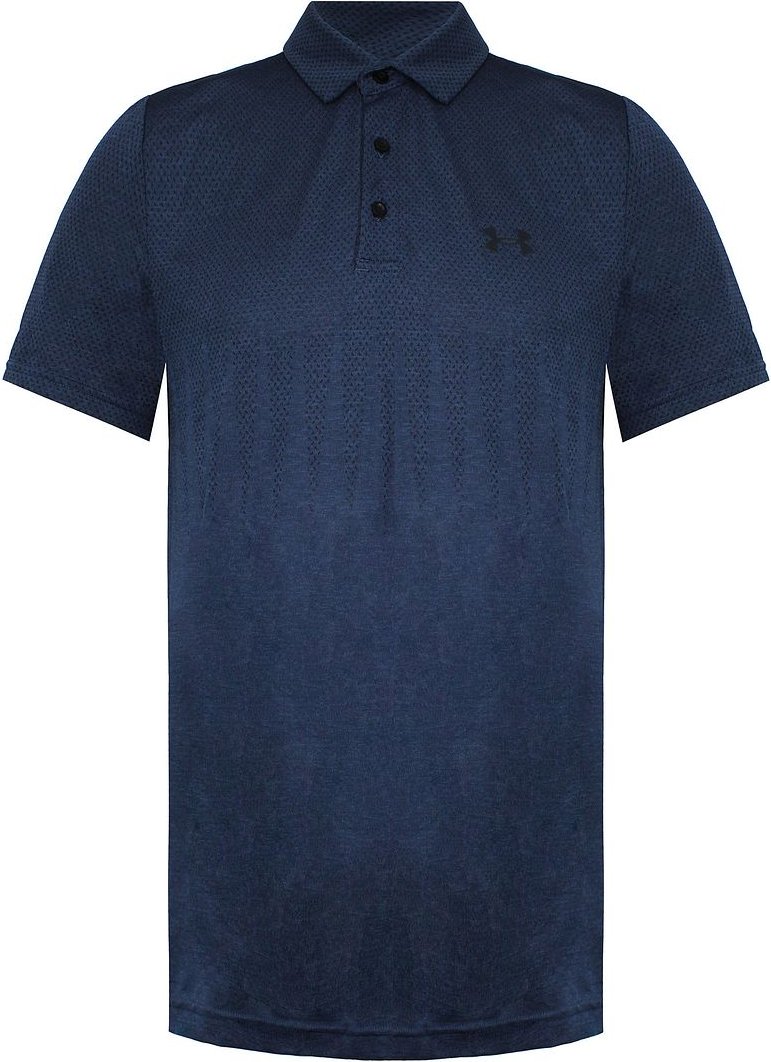Under Armor verschwinden nahtloser Herren -Marine -Blue -Polo -Hemd