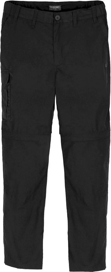 Craghoppers Mens Expert Kiwi Convertible Tailored Trousers (Schwarz)