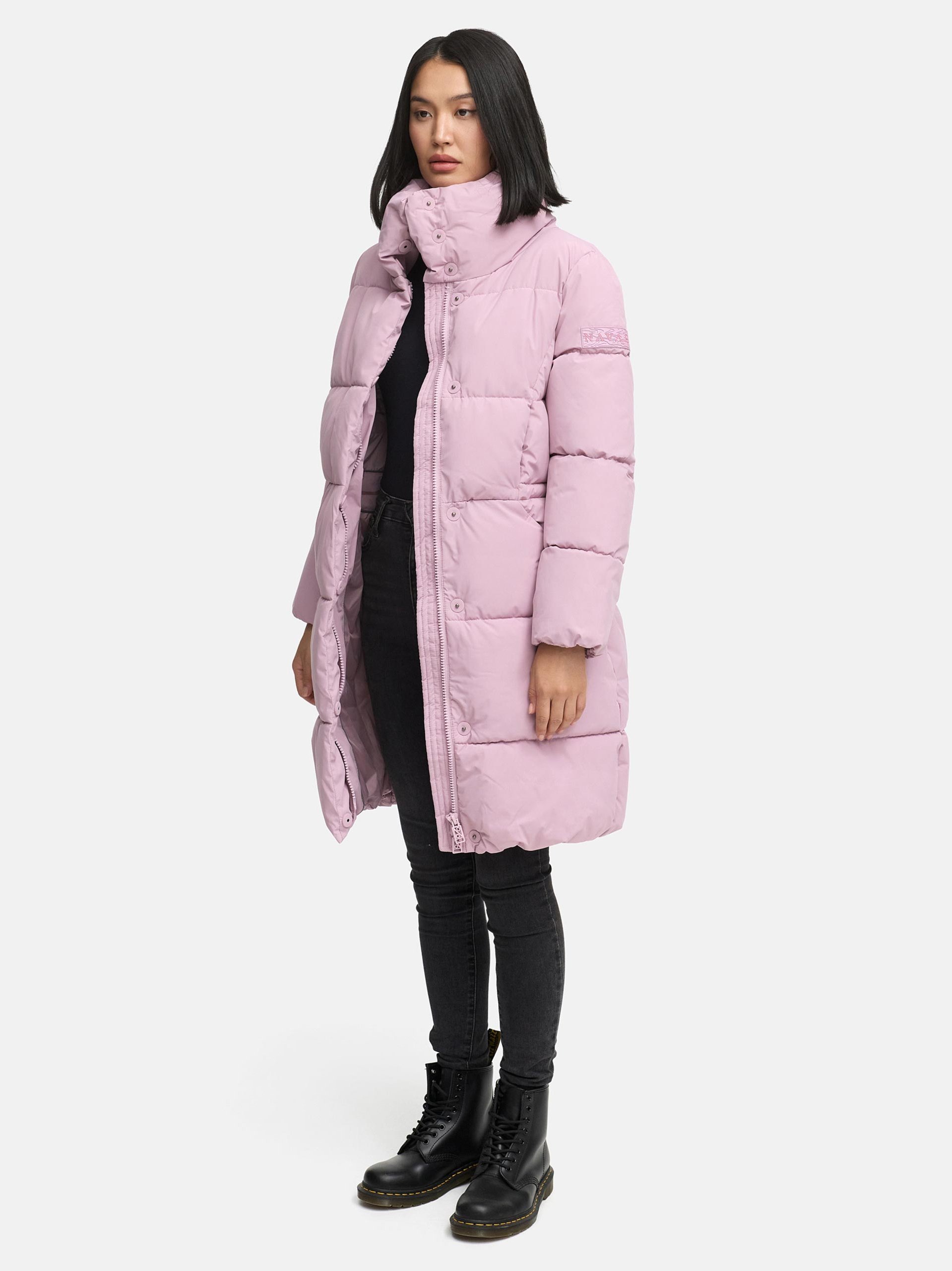 Marikoo Damen Steppjacke Yukanii mit Kapuze & Reißverschlusstaschen