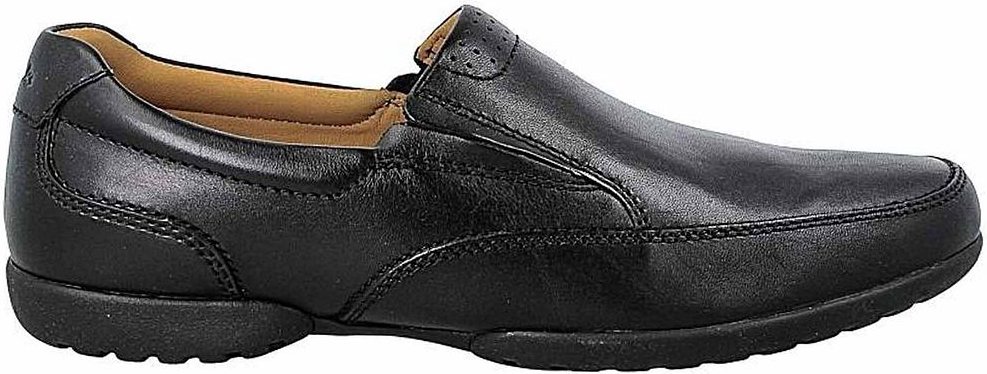 Clarks lehnt kostenlose Herren schwarze Schuhe zurück