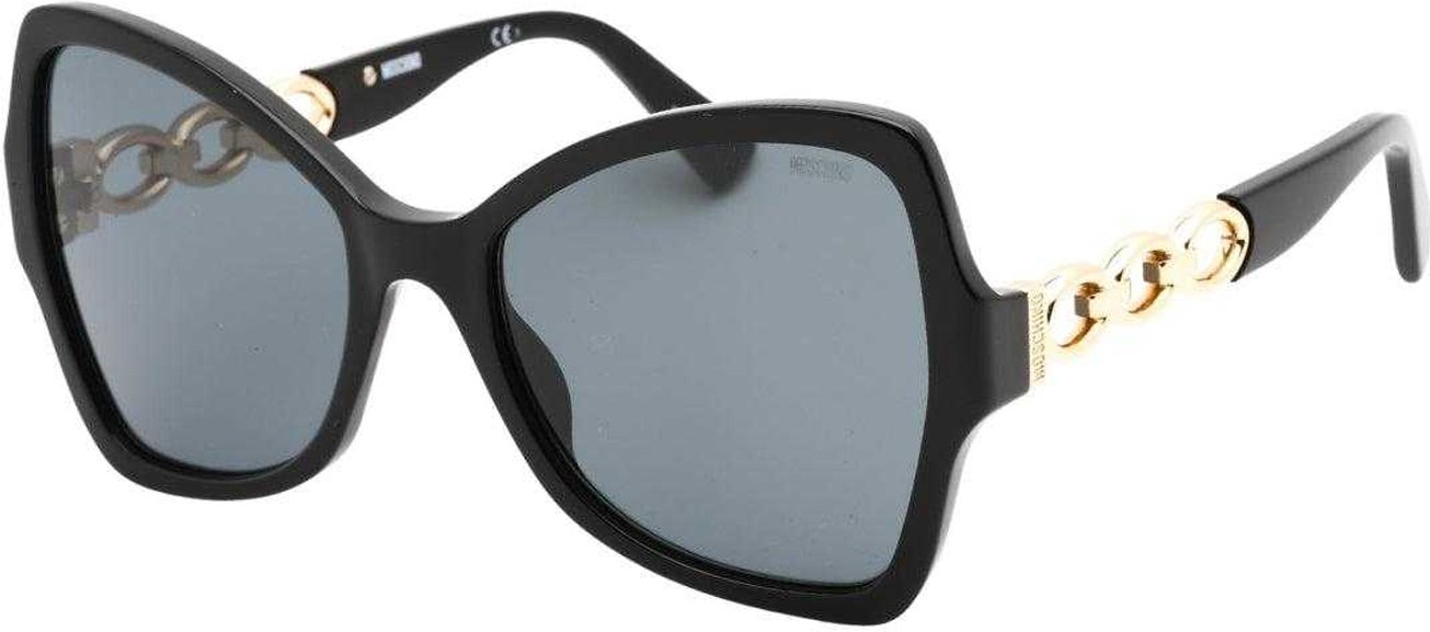 Moschino - Schmetterling-Sonnenbrille für Damen (Schwarz)