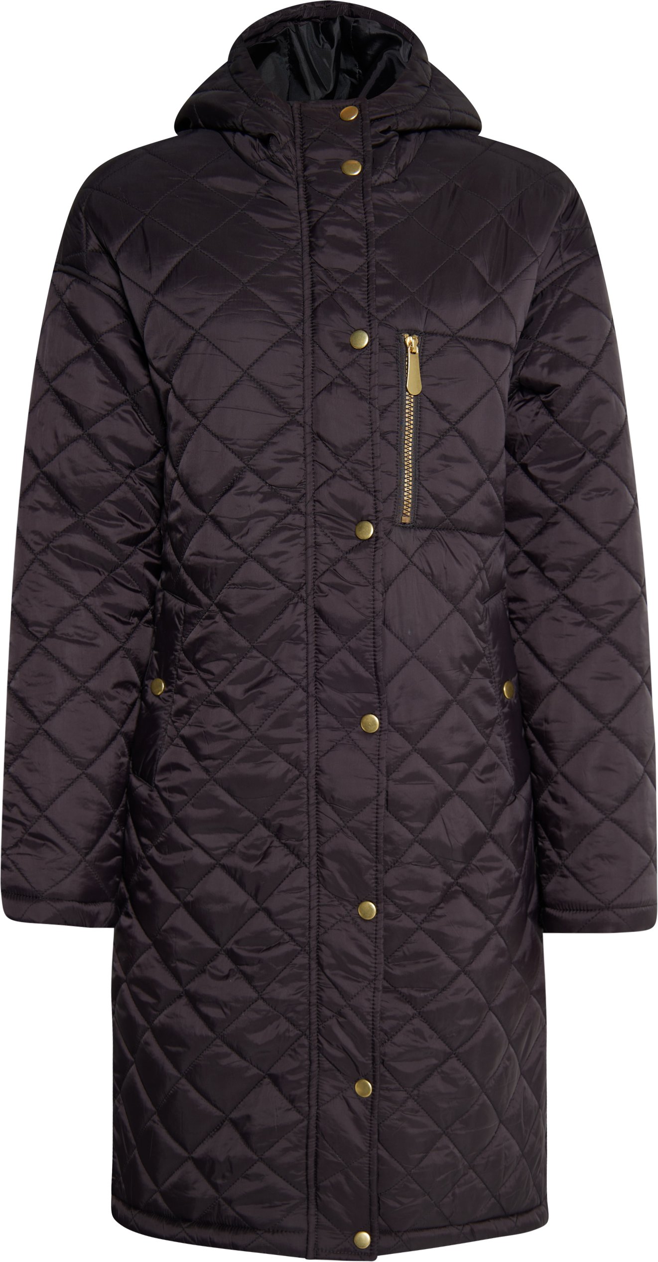 Faina Leichter Steppmantel Damen schwarz