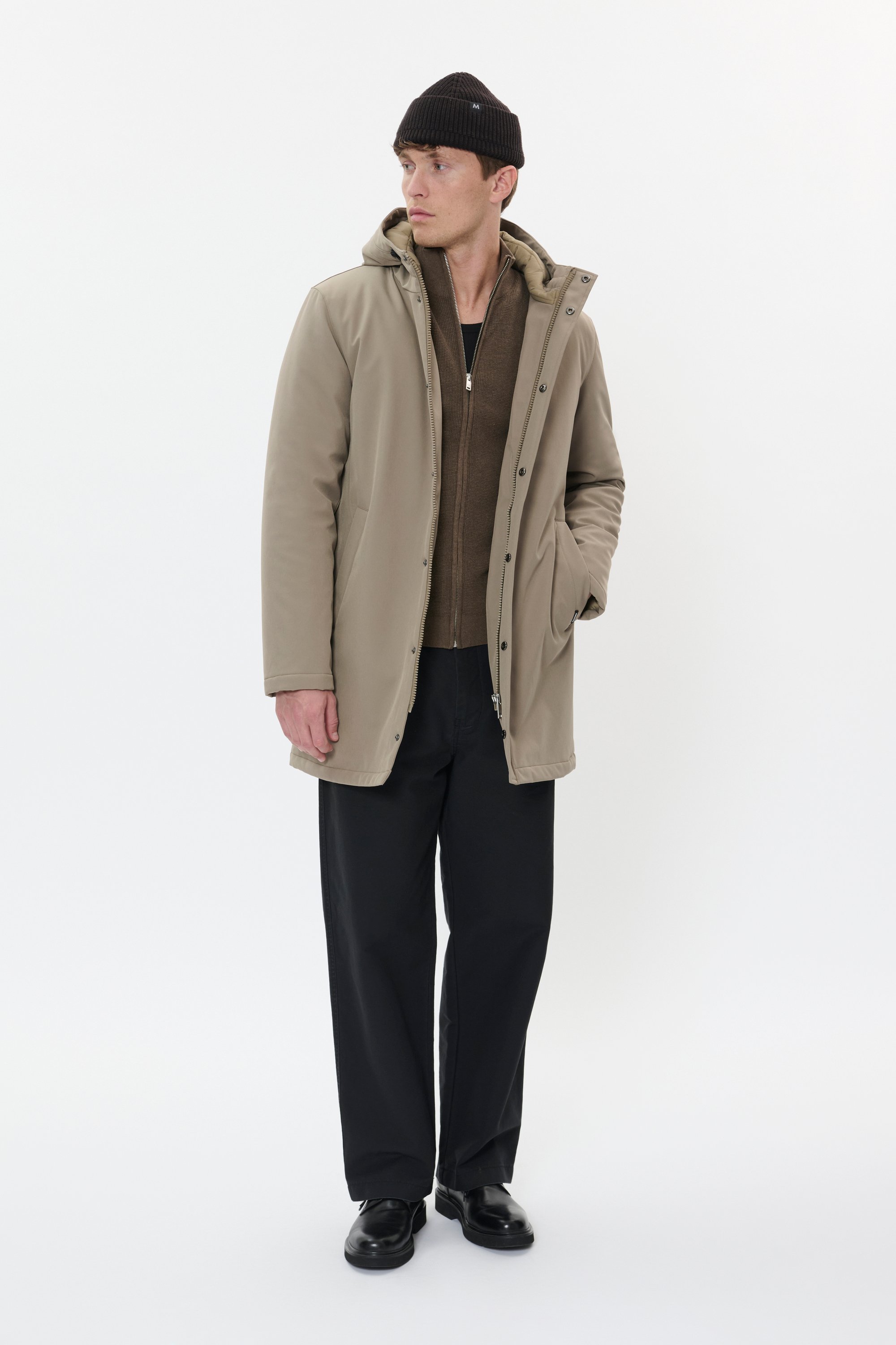 Jacke MAdeston Gerade Passform beige