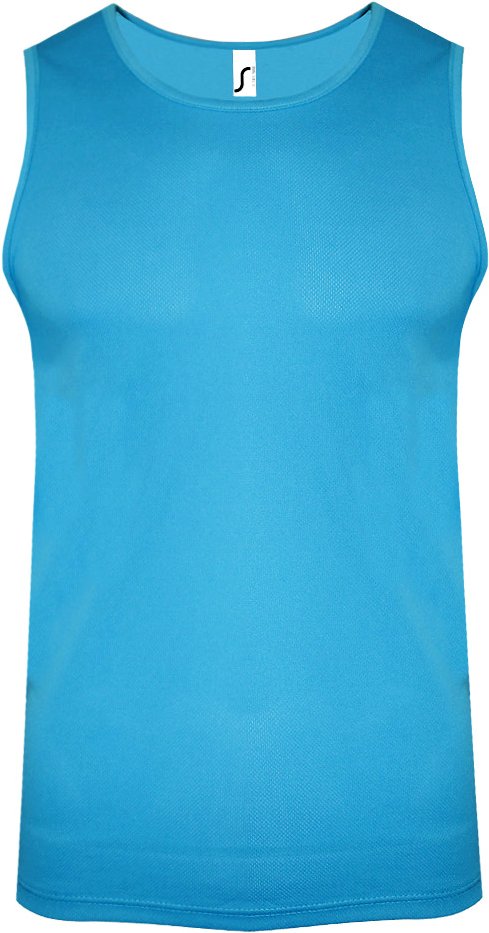 SOLS Herren Sporty Performance Tank Top (Aqua)