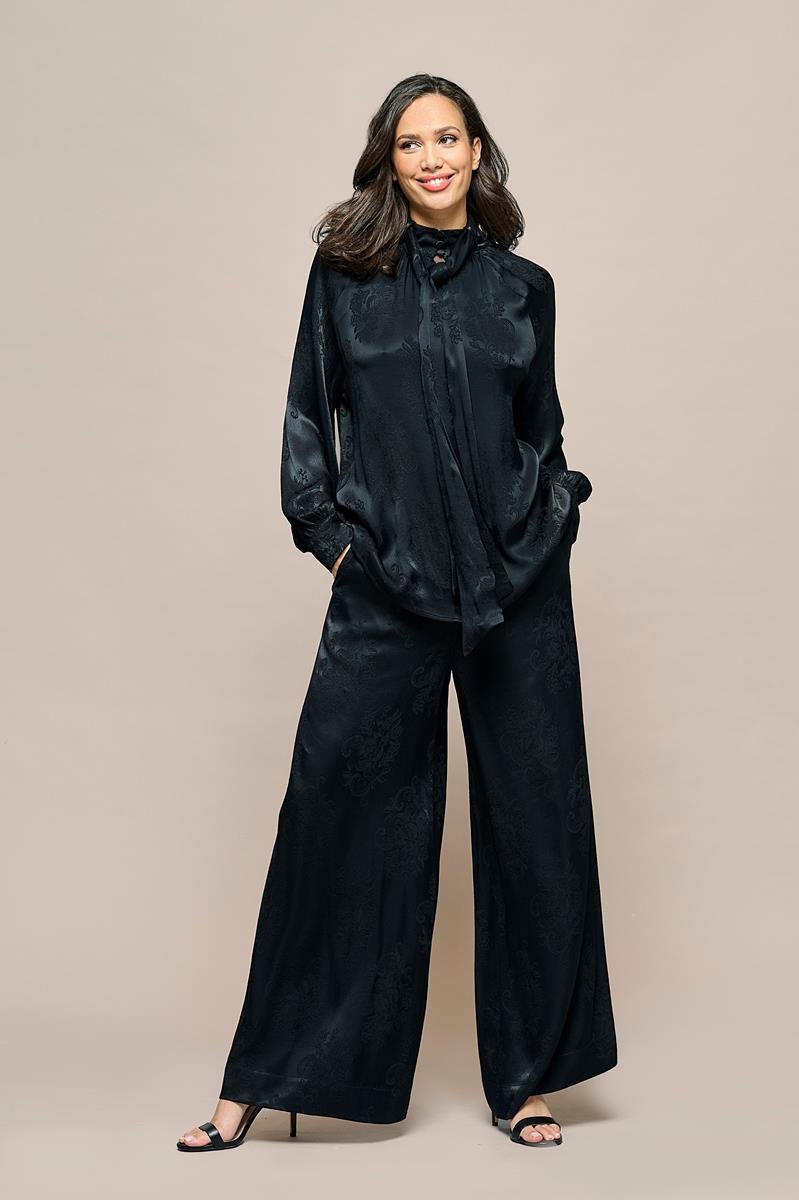 Bension Bluse Schwarz