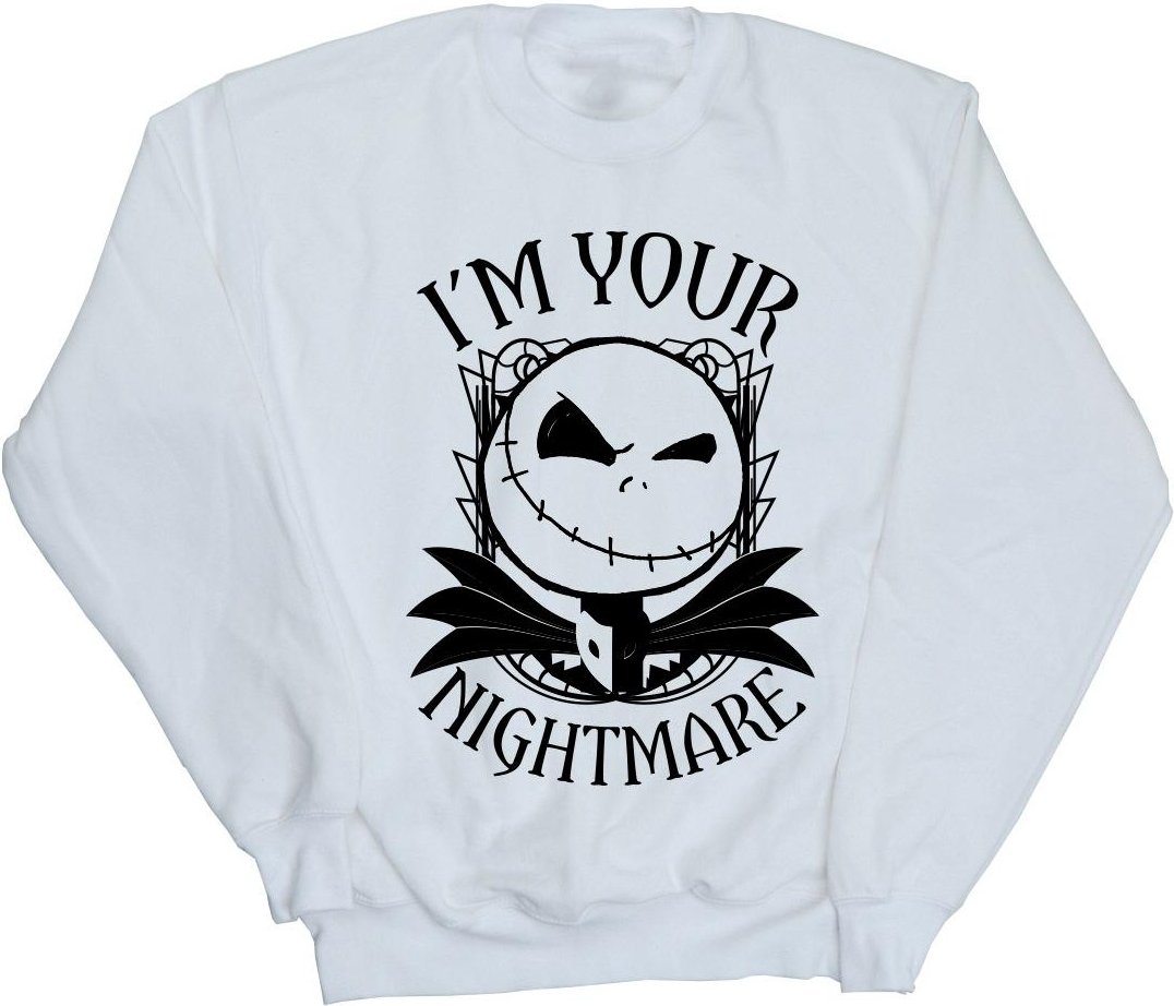 Disney - "Nightmare Before Christmas" Sweatshirt für Damen (Weiß)