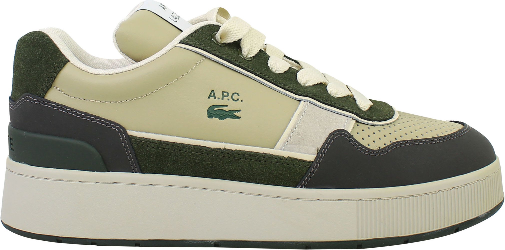 Thumbnail - Lacoste Ace Clip 0822 2 SFA Damen Khaki Sneaker