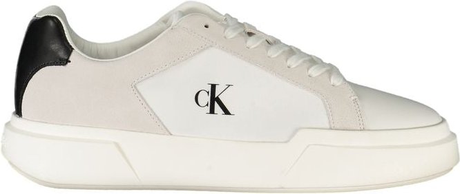 Calvin Klein Bianco Leder Herren Sneaker