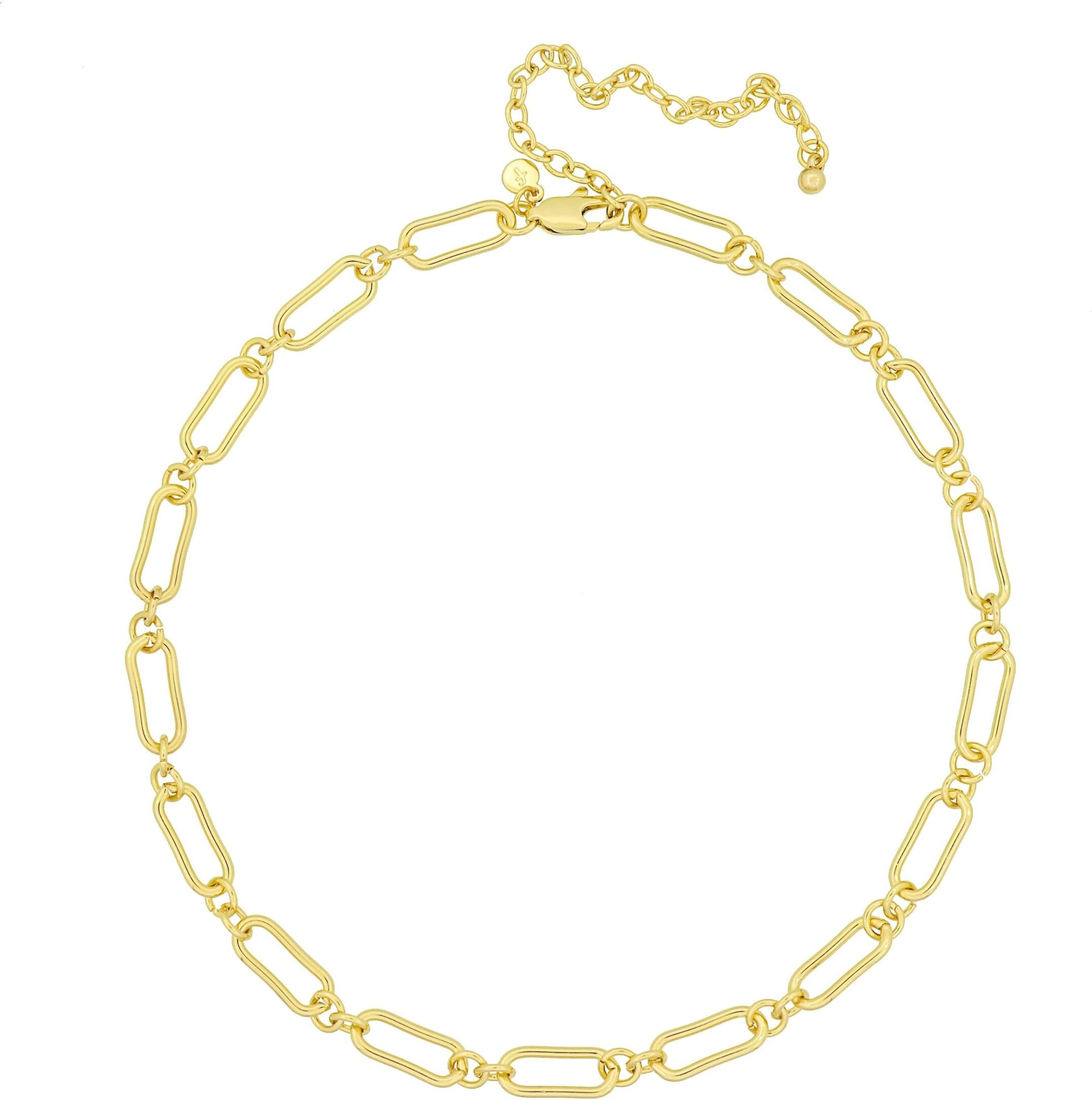 Fashionbox Kette Messing vergoldet