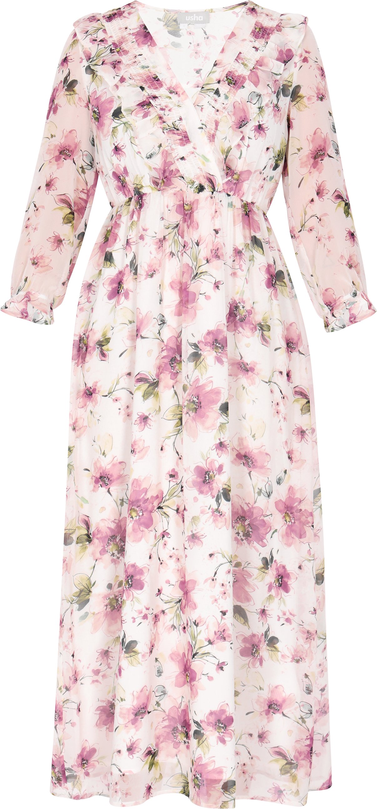 usha Kleid Frauen rosa mehrfarbig