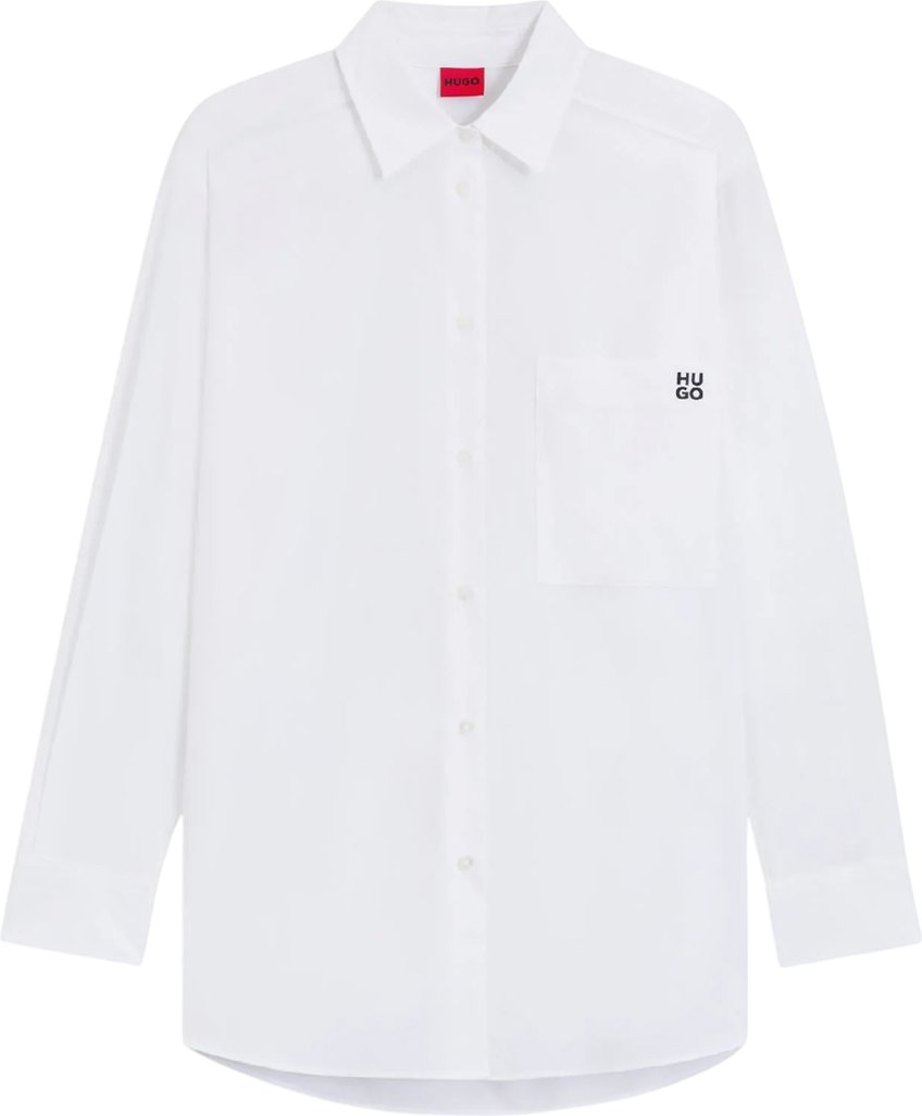 Hugo - Bluse für Damen, Übergroß (Weiß)