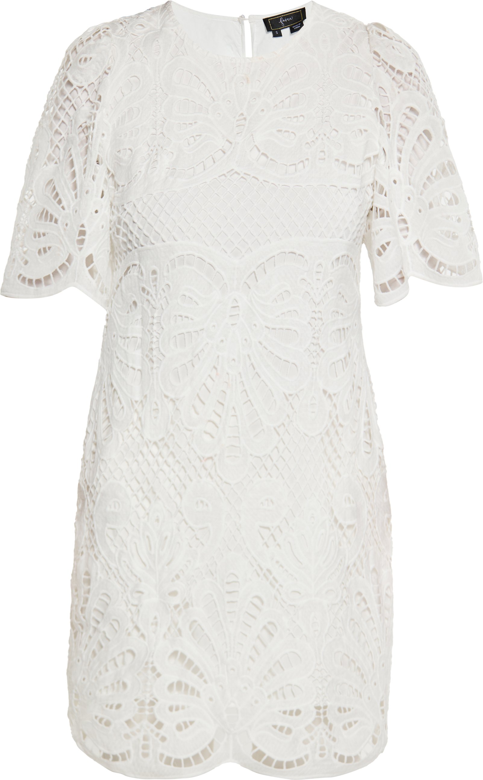 Faina Kleid Damen Wollweiß