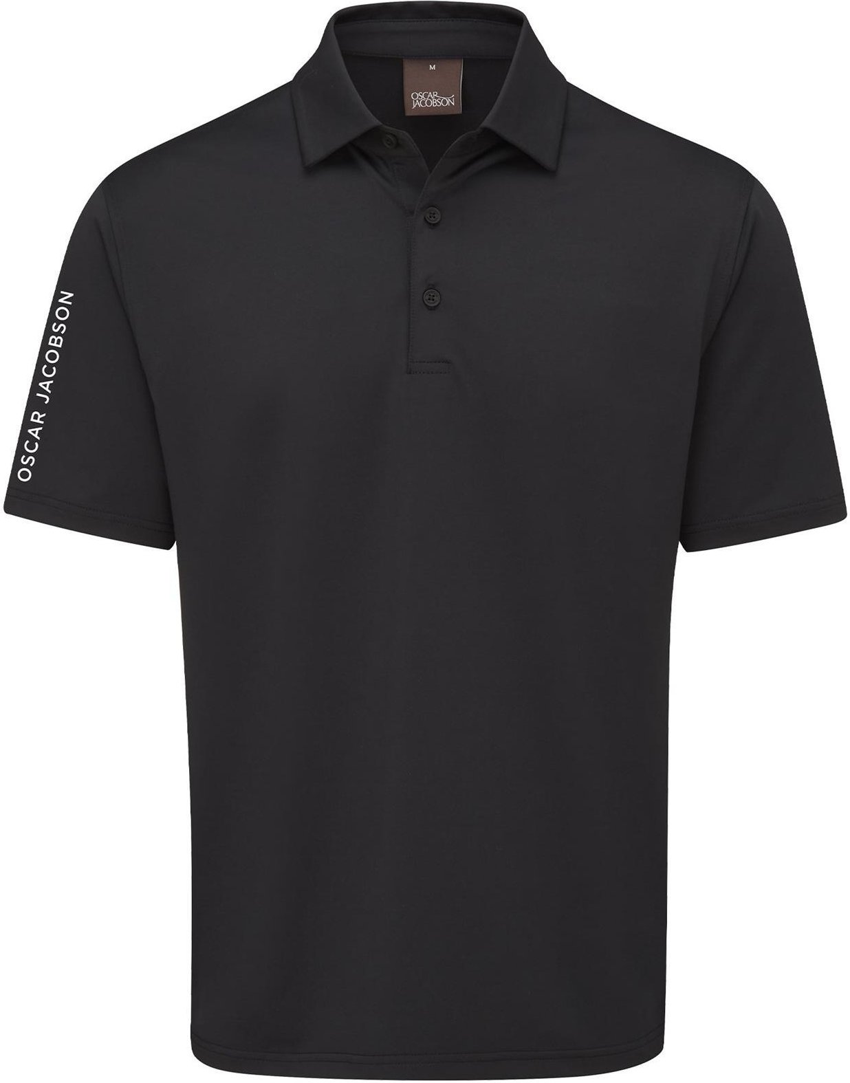 Oscar Jacobson - "Bullock" Poloshirt für Herren (Schwarz)