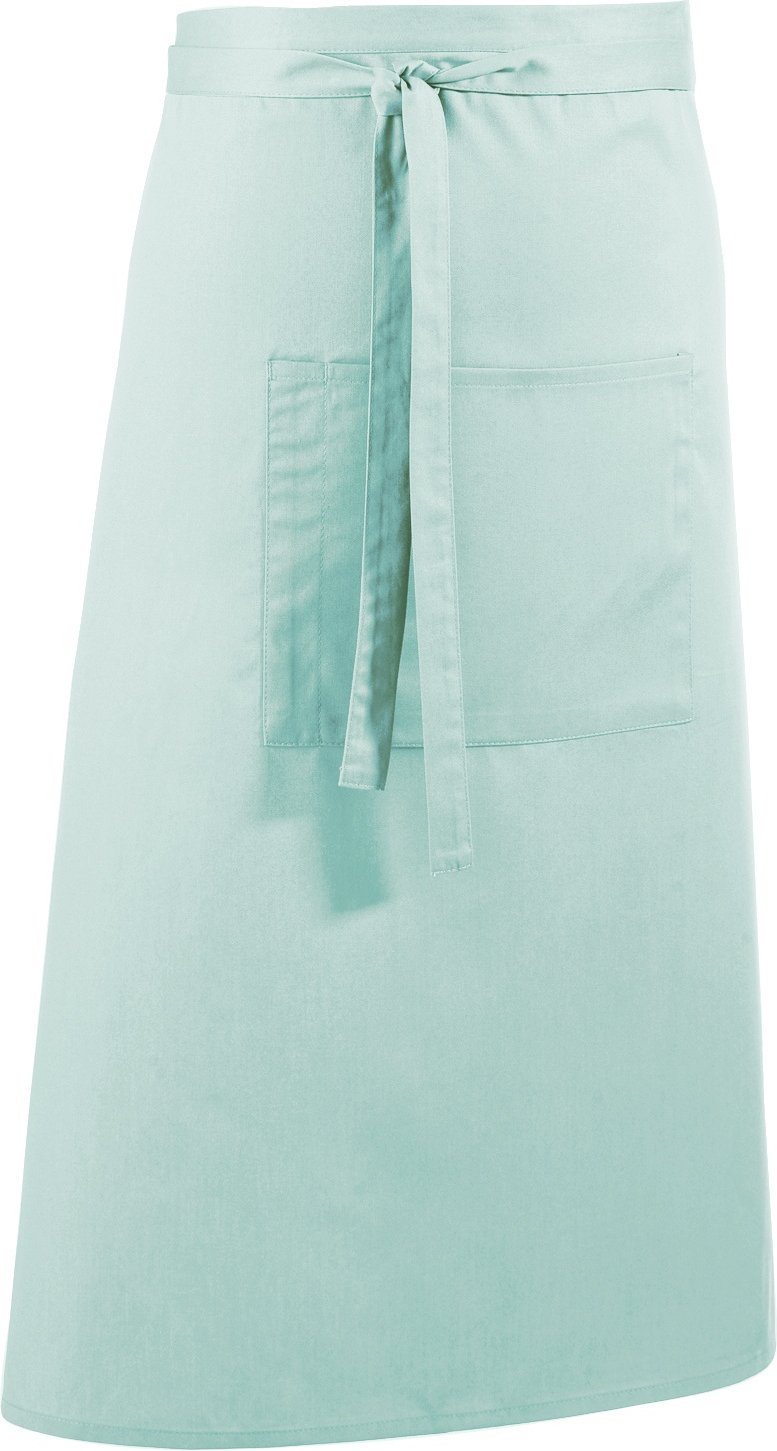 Premier Unisex-Farben Barschürze (lange kontinentale Form) (2er-Pack) (Aqua)