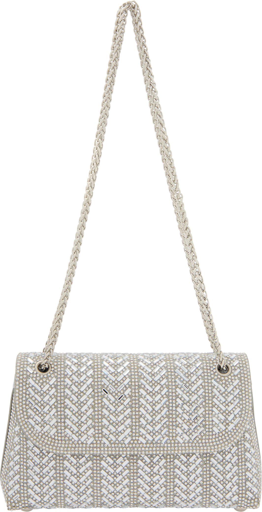 Faina Klappentasche Klappentasche Frauen Silber