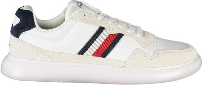 Tommy Hilfiger Weiße Leder Herren Sneaker