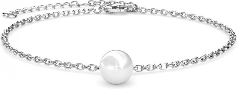 Pauline Kristall Perlen Set - Silber und Kristall