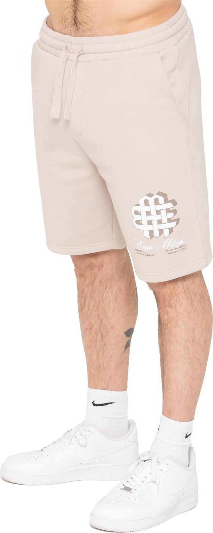 Thumbnail - Enzo Milano | Herren Bedruckte Sommer Shorts