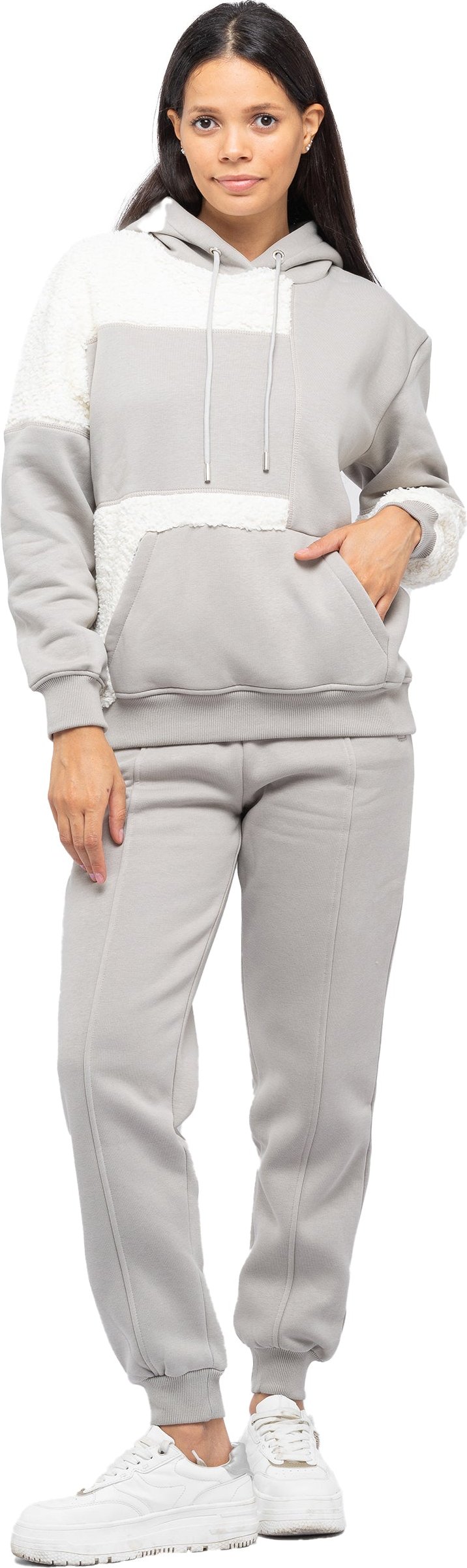 Tom Barron Duo-Color Fashion Feel Warm-Trainingsanzug-Set für Damen