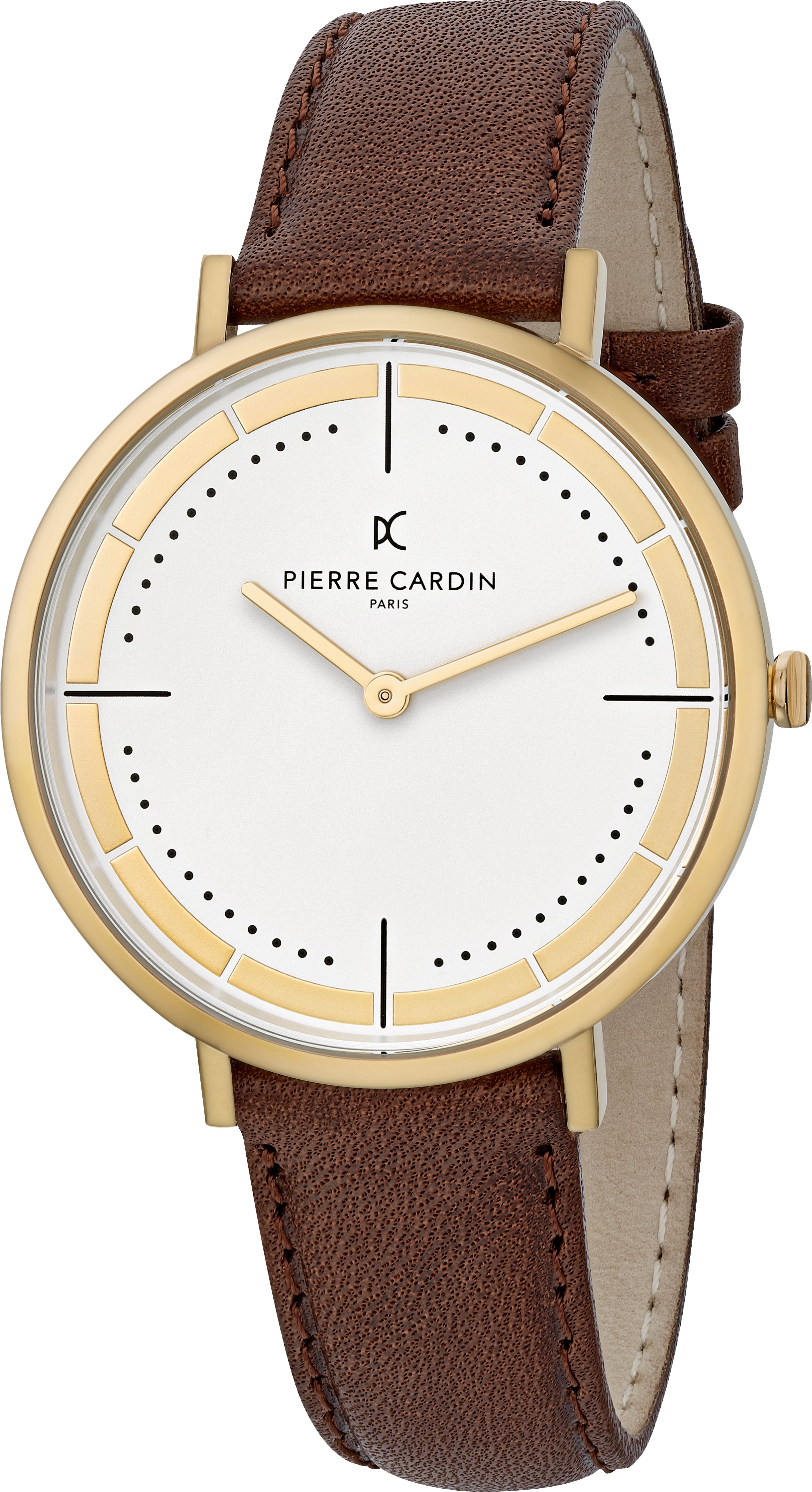 Pierre Cardin Belleville Park Braun Herren Armbanduhr CBV.1031