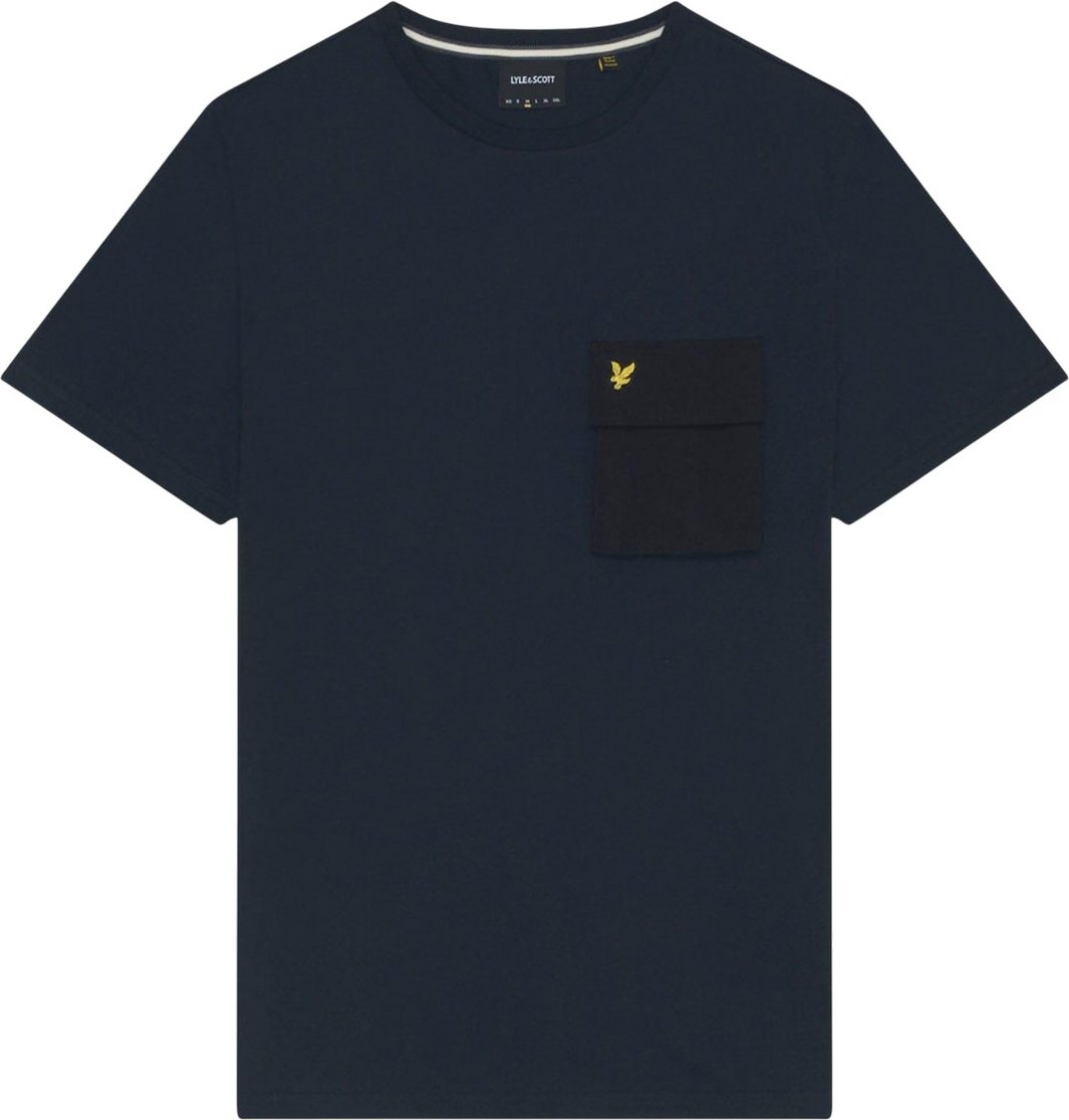Lyle & Scott - Tasche T-Shirt für Herren gewebter Stoff (Marine)