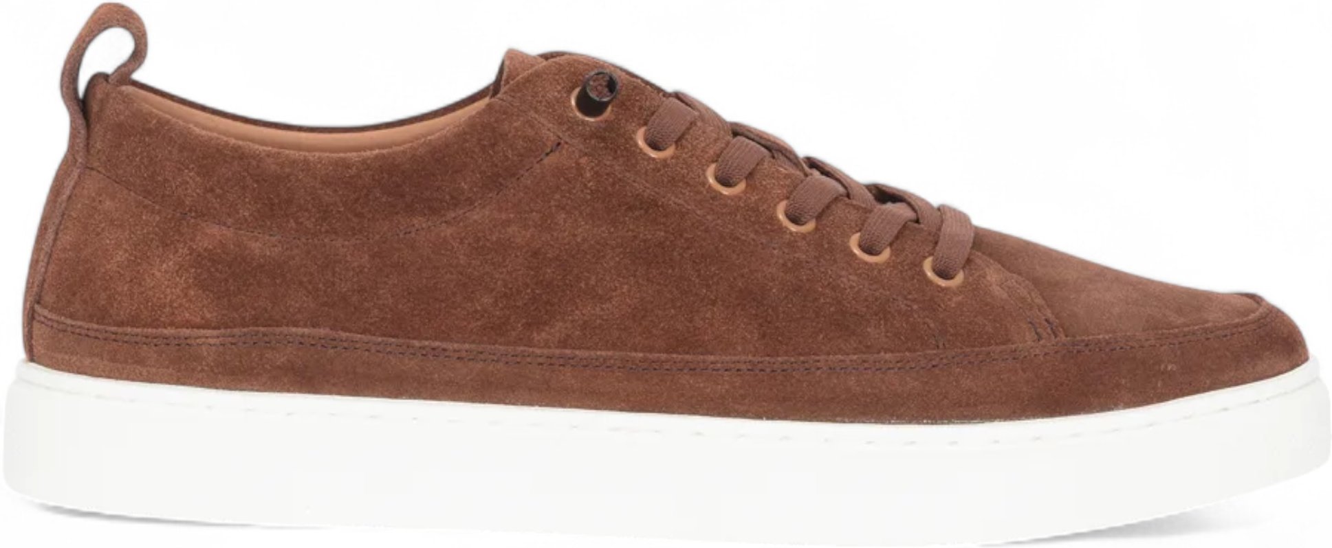 Justin Reess Herren-Sneaker aus braunem Wildleder, Leder – Josh