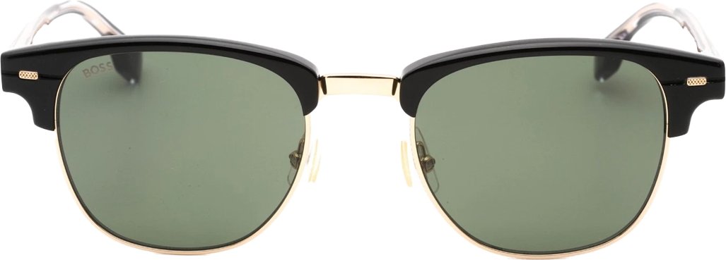 Hugo Boss - "1381 02M2 QT" Sonnenbrille für Herren (Schwarz/Gold/Grün)