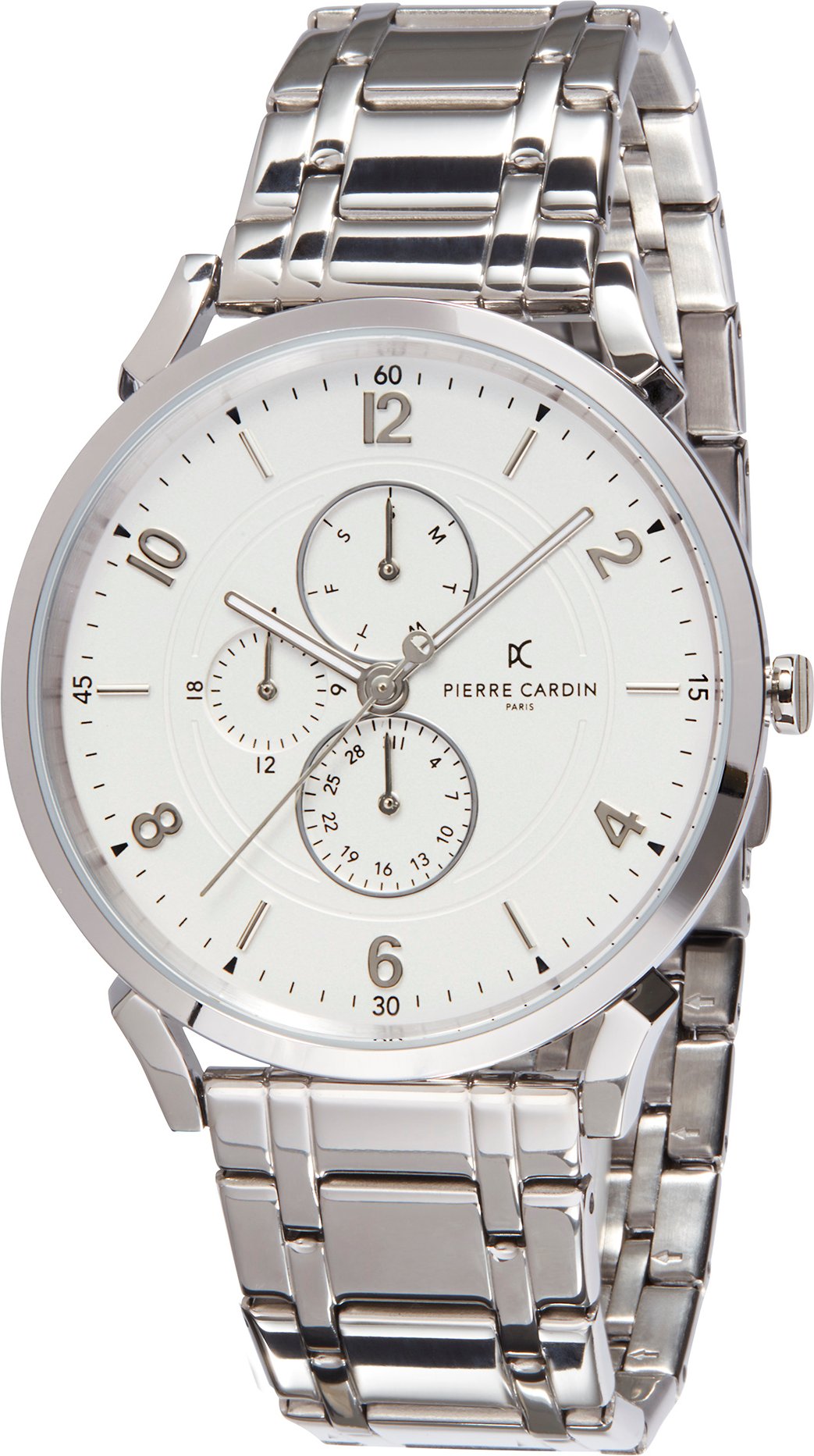 Pierre Cardin Pigalle Boulevard Silber Herren Armbanduhr CPI.2027