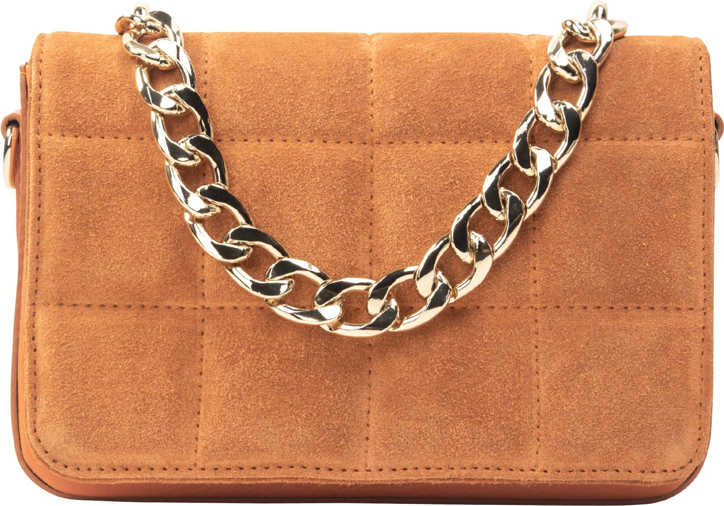 FELIPA Schultertasche aus Leder Damen orange