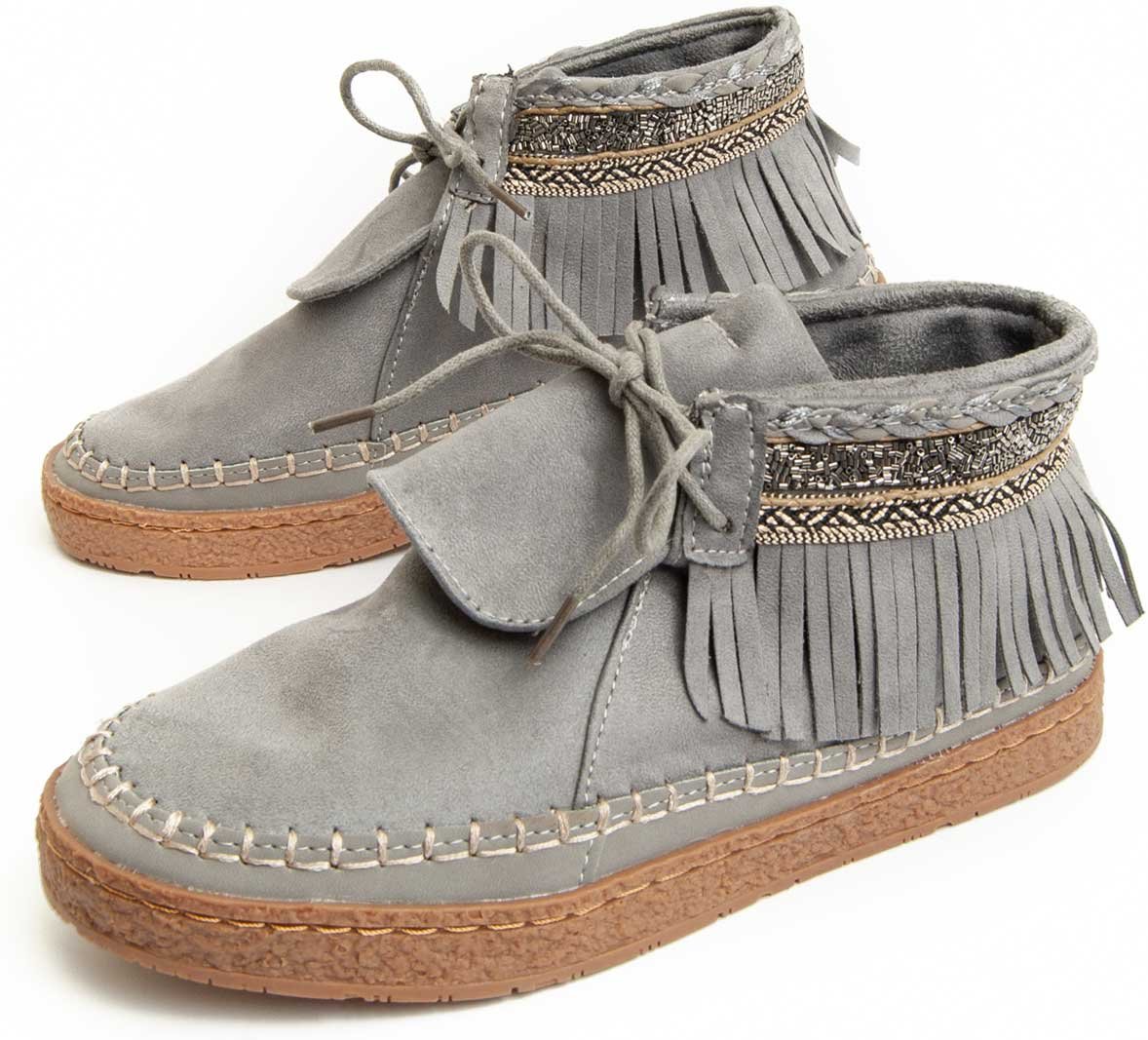 Montevita Stiefeletten Indig in Grau