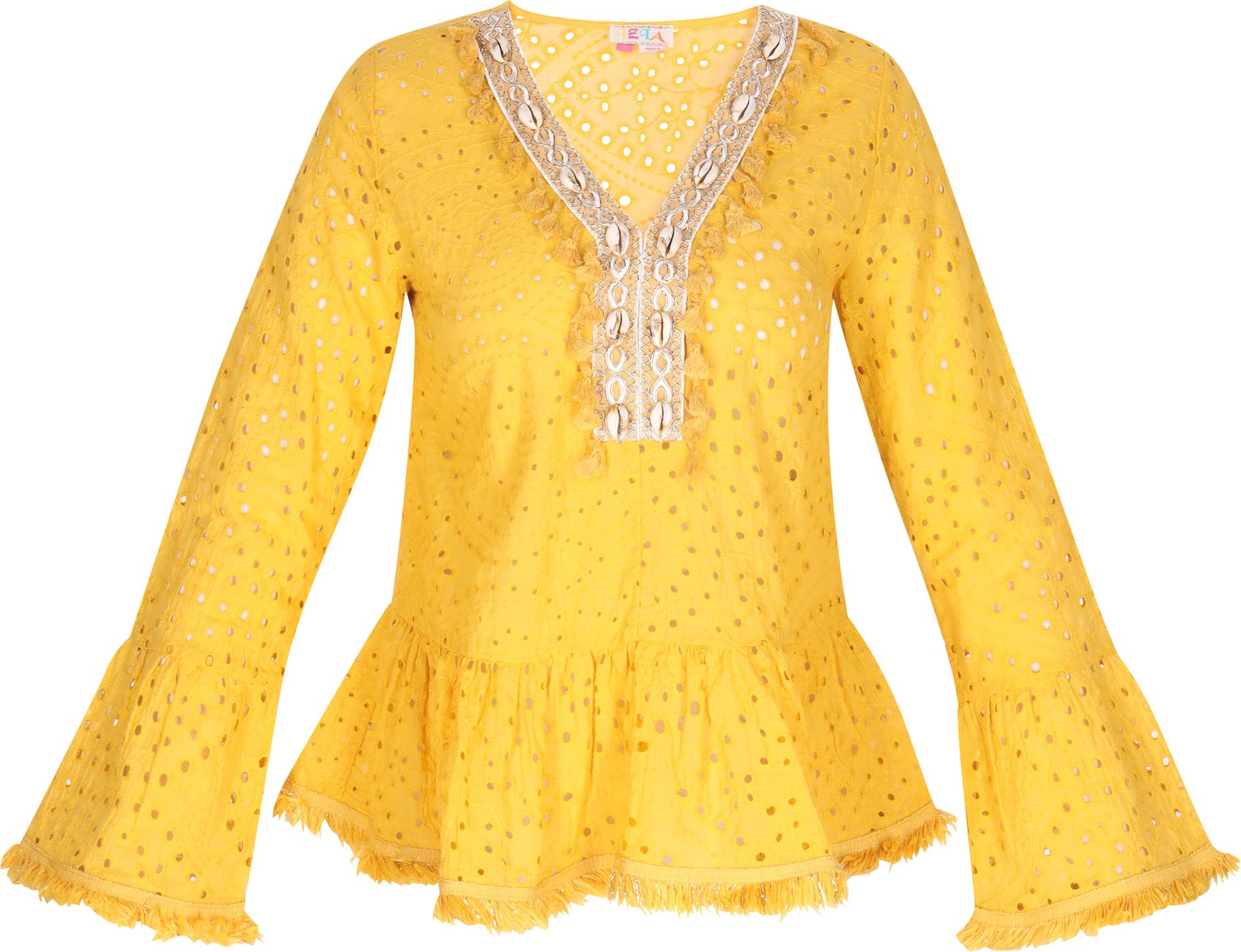 IZIA Bluse Damen gelb