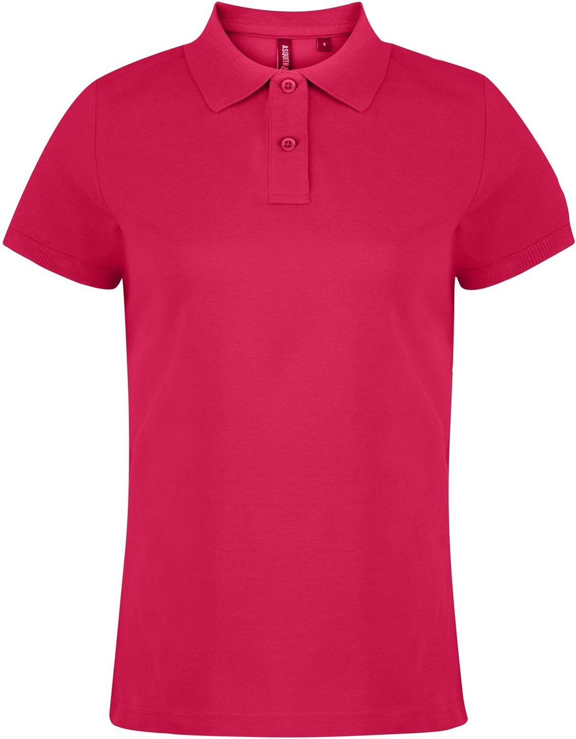 Asquith & Fox - Unifarbenes Poloshirt - Damen (Rosa)