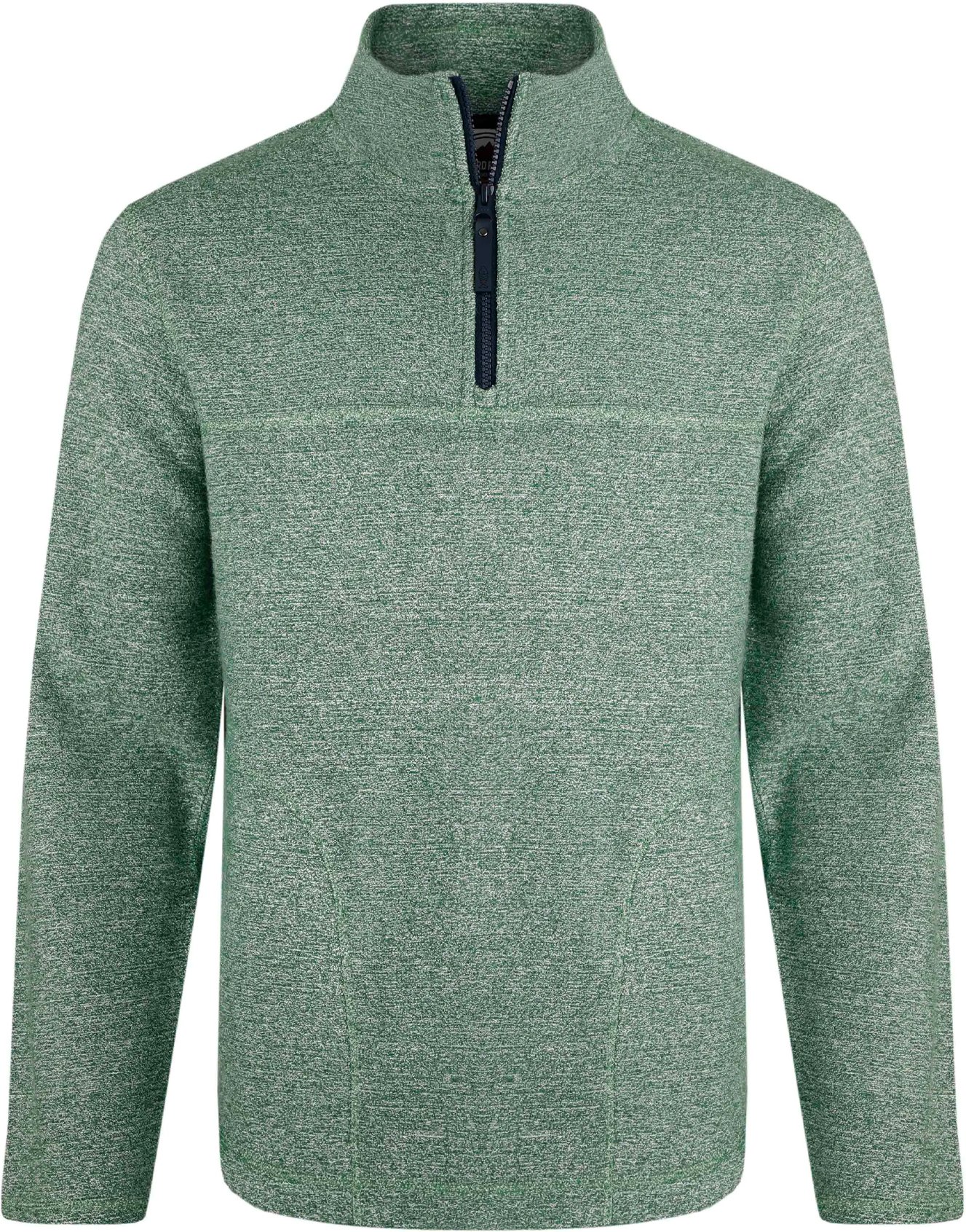 Thumbnail - Weird Fish - "Laramie" Fleece mit kurzem Reißverschluss für Herren (Oliv)