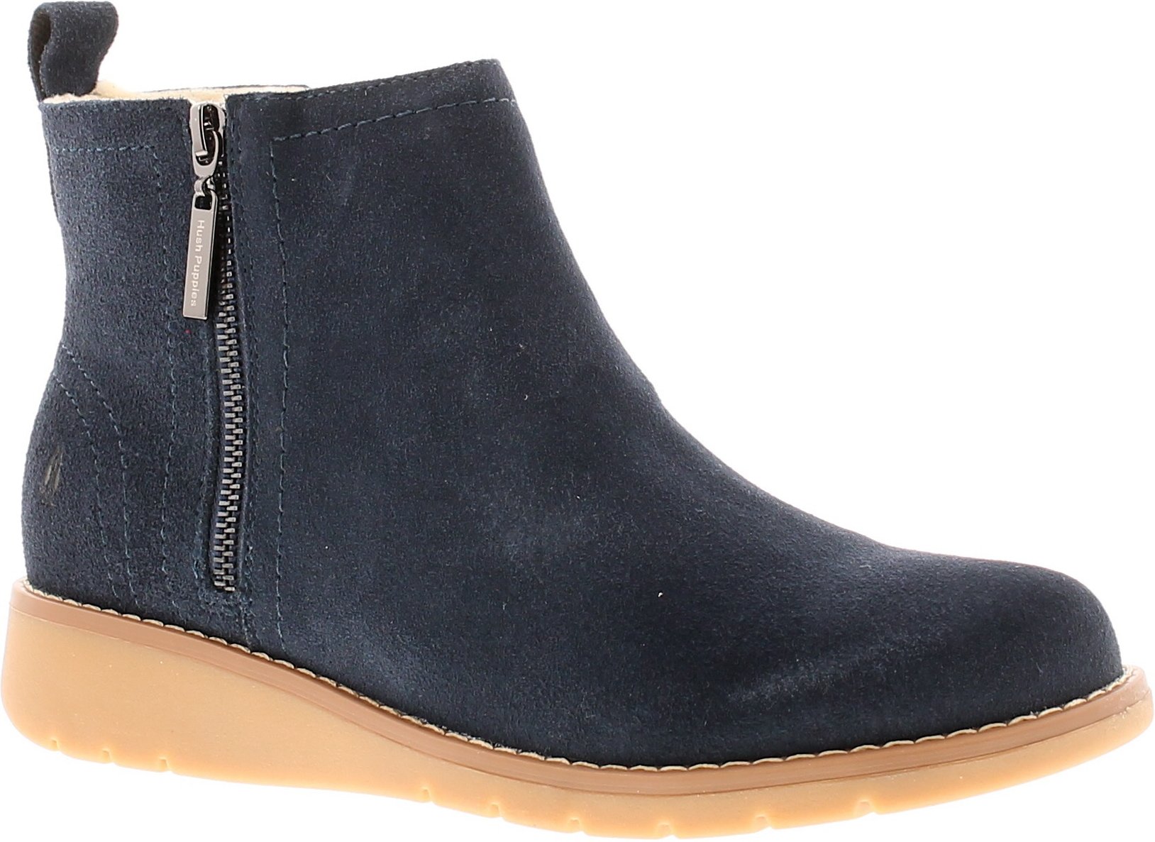 Thumbnail - Hush Puppies Libby Wildleder Damen Stiefel In Marineblau