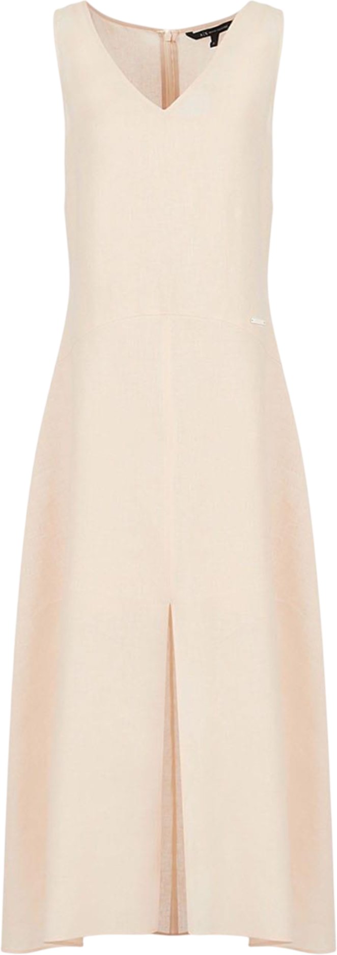 Armani Exchange Damen V-Ausschnitt Jumpsuit (Nude)