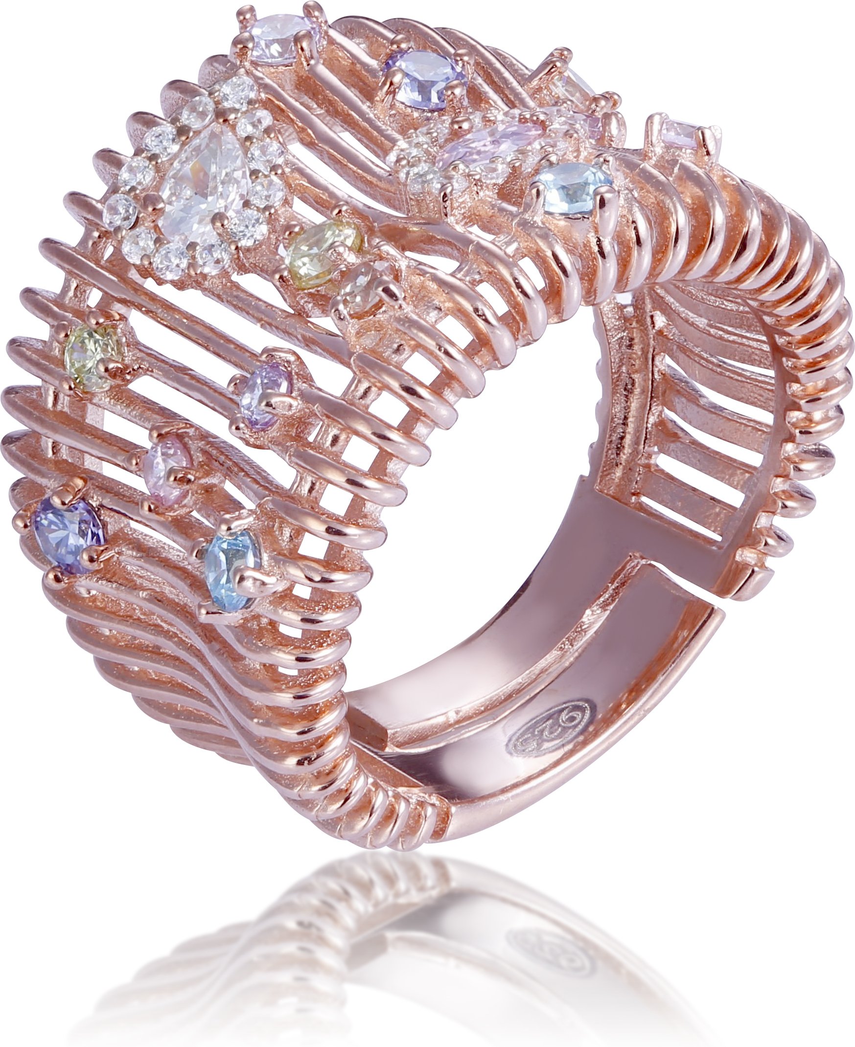 Orphelia Damen-Ring Sterling-Silber 925, Rosé, ZR-7446