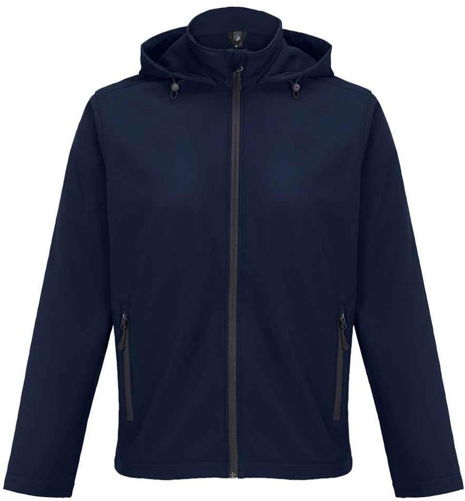 SOLS - "Race" Softshelljacke mit Kapuze für Herren (Dunkelblau)