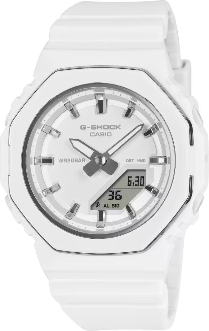 Casio G-shock Weiß Damen Armbanduhr GMA-P2110-7AER