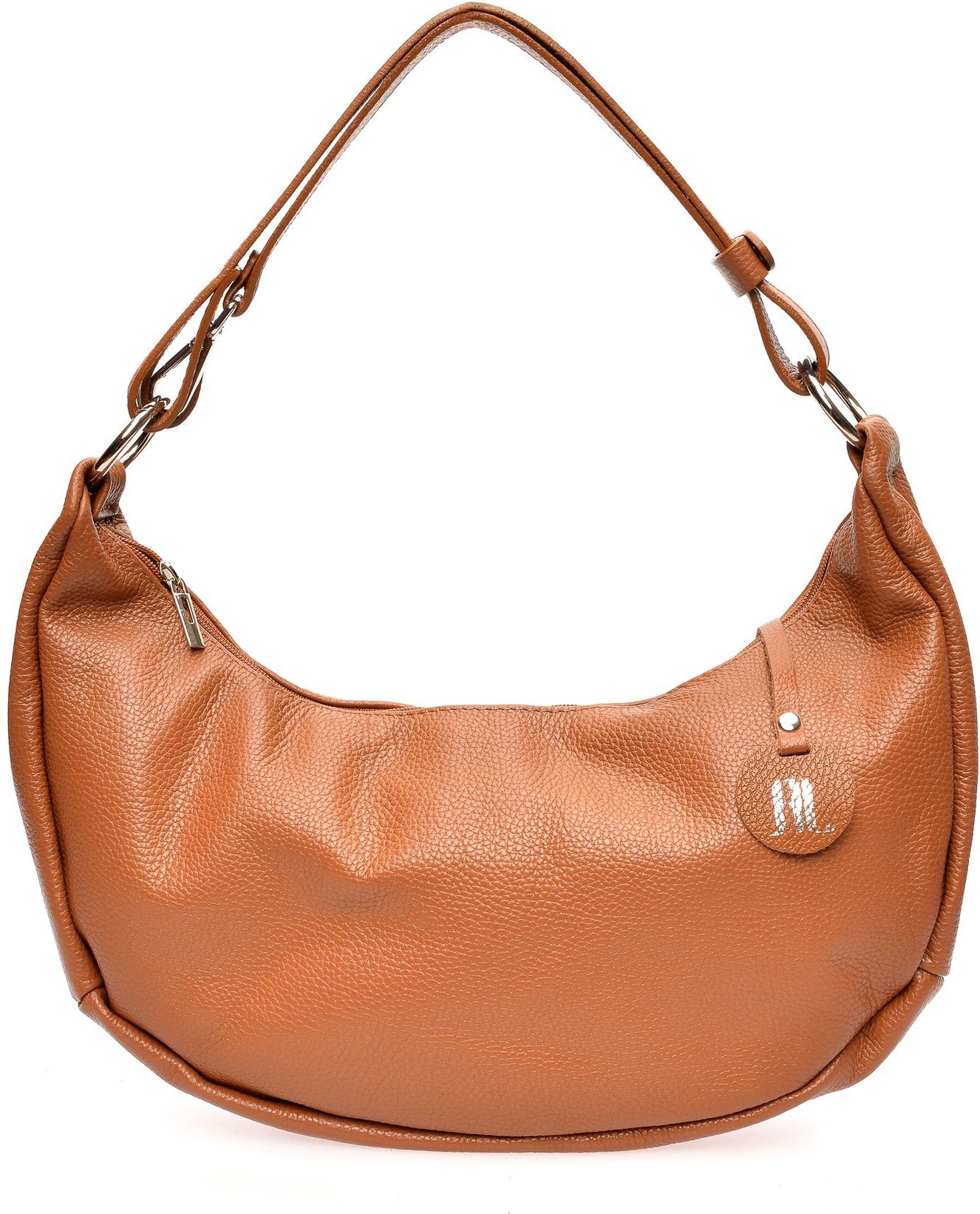 Anna Luchini Braun Rindsledertasche