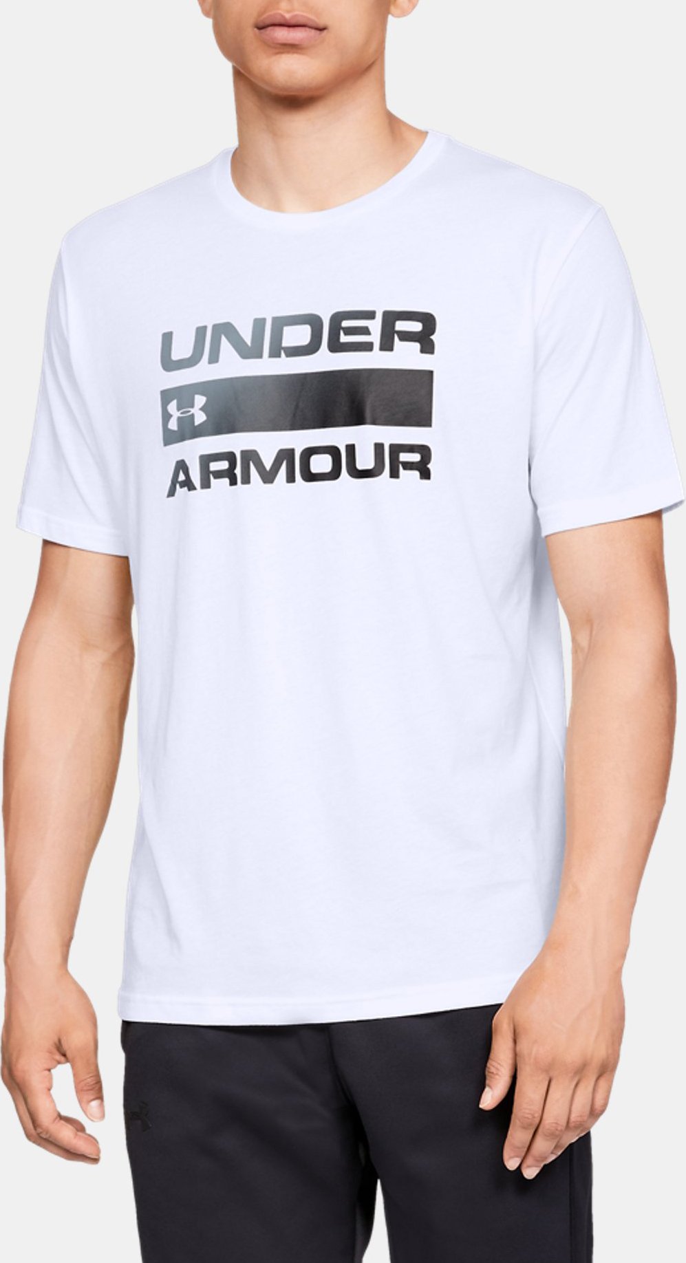 Under Armour Herren UA Team Issue Wordmark T-Shirt, Weiß
